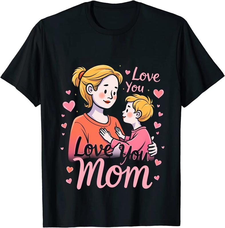 [100% Cotton] Cute Mom And Baby Love You Heart Design T-Shirt Hoodie, Sweatshirt | HypeDripTees.com