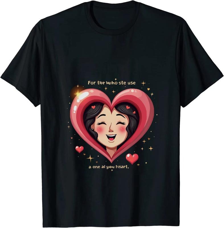 [100% Cotton] Cute Smiling Heart Cartoon Character Love Design T-Shirt For Happy People Hoodie, Sweatshirt | HypeDripTees.com