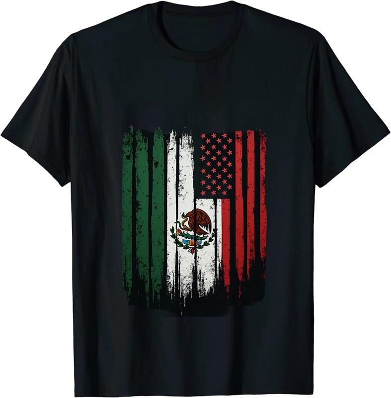 [100% Cotton] Distressed Mexican Flag Eagle And Snake Patriotic T-Shirt Design Hoodie, Sweatshirt | HypeDripTees.com
