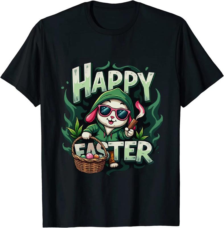 [100% Cotton] Dope As Fk Easter Bunny 420 T - Shirt Graphic Hoodie, Sweatshirt | HypeDripTees.com