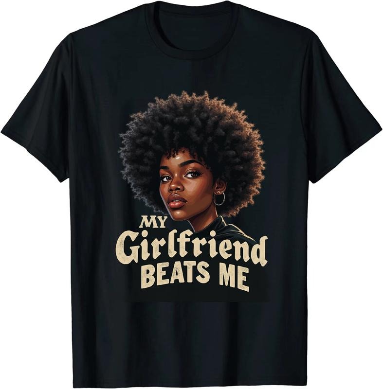 [100% Cotton] Droll My Girlfriend Beats Me T Shirt for All Hoodie, Sweatshirt | HypeDripTees.com