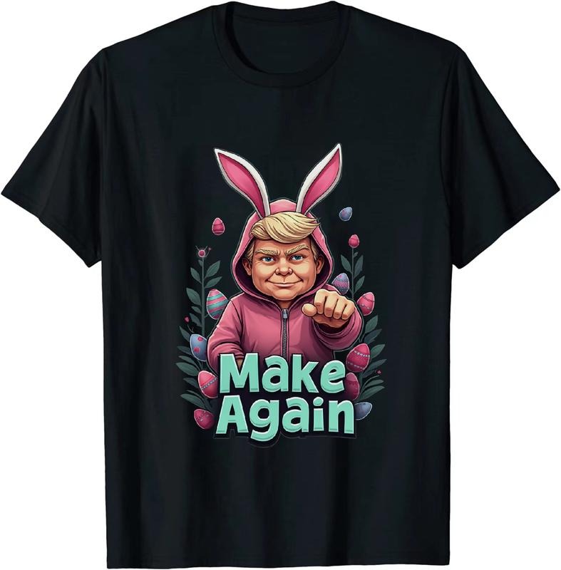 [100% Cotton] Edgy Easter T - Shirt With Bunny Pointing Gesture Hoodie, Sweatshirt | HypeDripTees.com