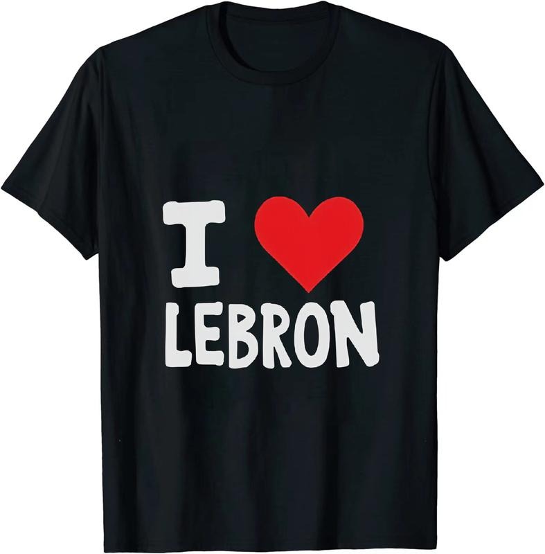 [100% Cotton] Energetic Tribute T - Shirt I Heart Lebron for NBA - Community Engagement Hoodie, Sweatshirt | HypeDripTees.com