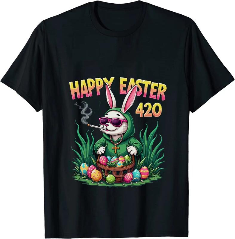 [100% Cotton] Entertainment Titan Happy 4 - 20 Easter T