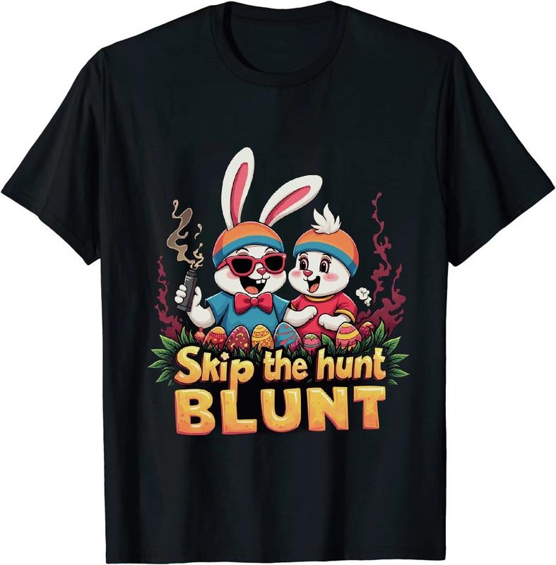 [100% Cotton] Financier Easter 4 20 25 Bunny T - Shirt With Duck And Rainbow Hoodie, Sweatshirt | HypeDripTees.com