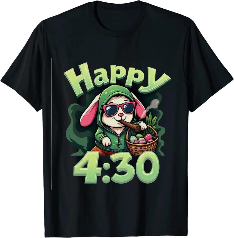 [100% Cotton] Fire Amino Easter Bunny 420 T - Shirt Green Shade Hoodie, Sweatshirt | HypeDripTees.com