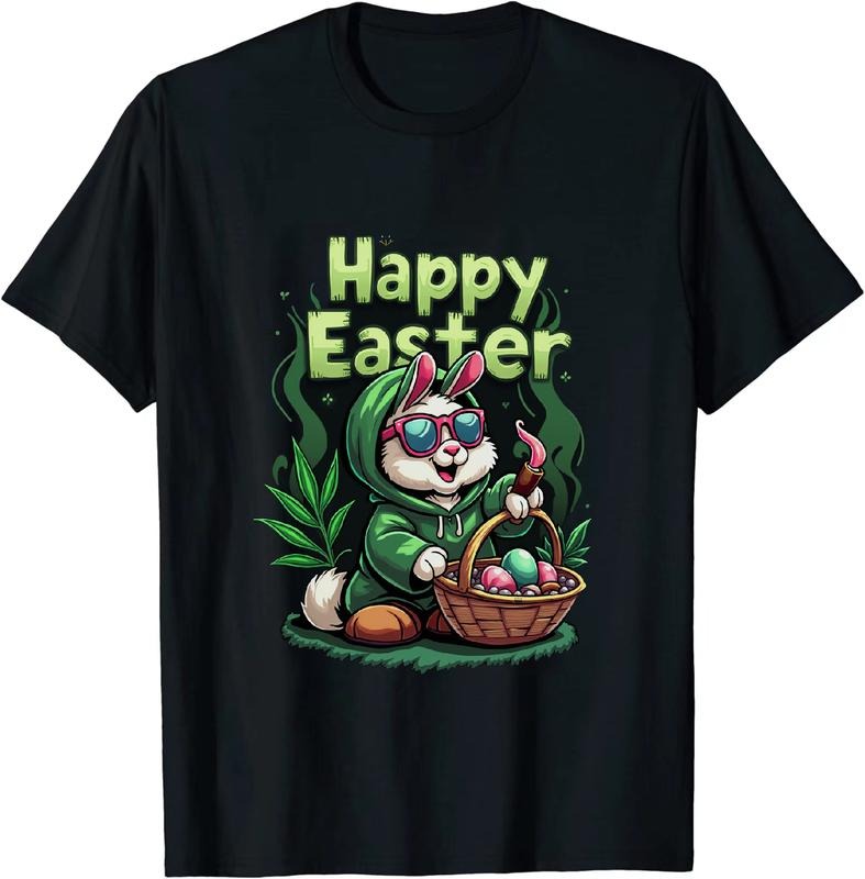[100% Cotton] Fire As Fk 420 Easter T - Shirt Green Background Hoodie, Sweatshirt | HypeDripTees.com