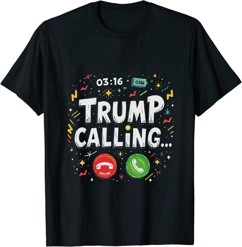 [100% Cotton] Fire Trump Calling T - Shirt With Call Buttons Hoodie, Sweatshirt | HypeDripTees.com