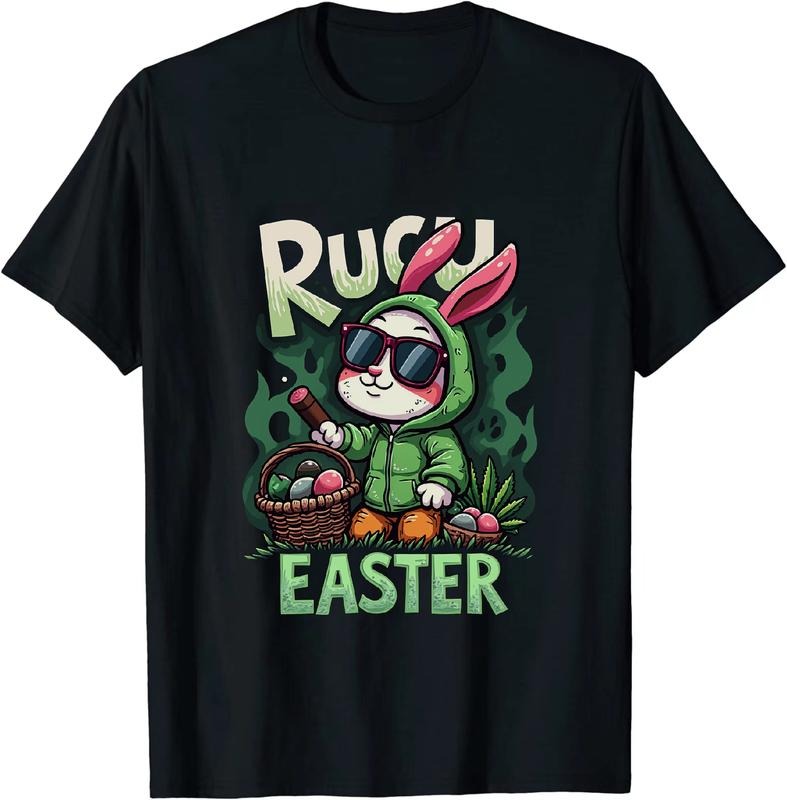 [100% Cotton] Fly AF Easter Bunny 420 T - Shirt Egg Basket Hoodie, Sweatshirt | HypeDripTees.com
