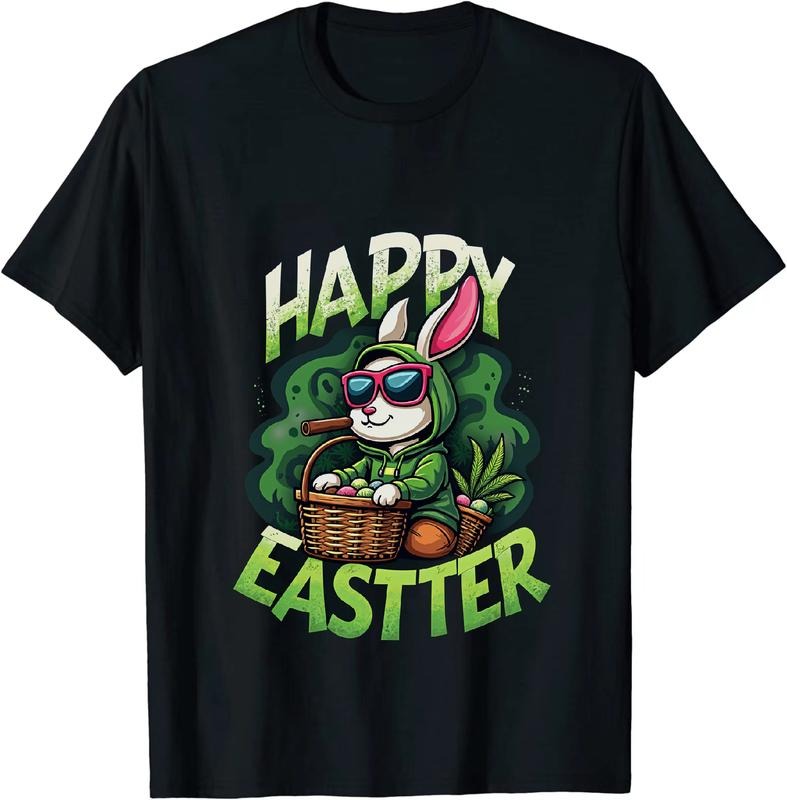 [100% Cotton] Fly Easter Bunny 420 T - Shirt For Spring Vibe Hoodie, Sweatshirt | HypeDripTees.com