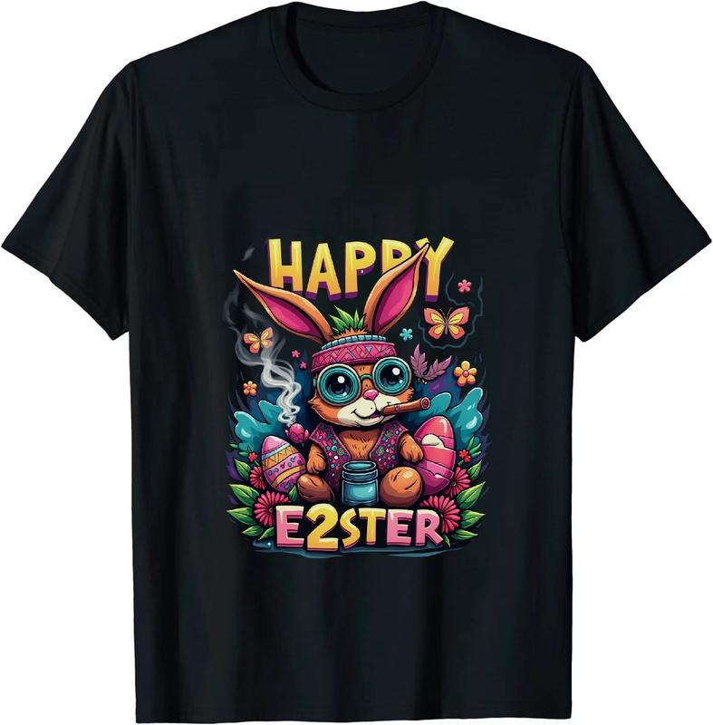 [100% Cotton] Fly Happy 4 - 20 Easter T - Shirt With Bunny And Colorful Design Hoodie, Sweatshirt | HypeDripTees.com