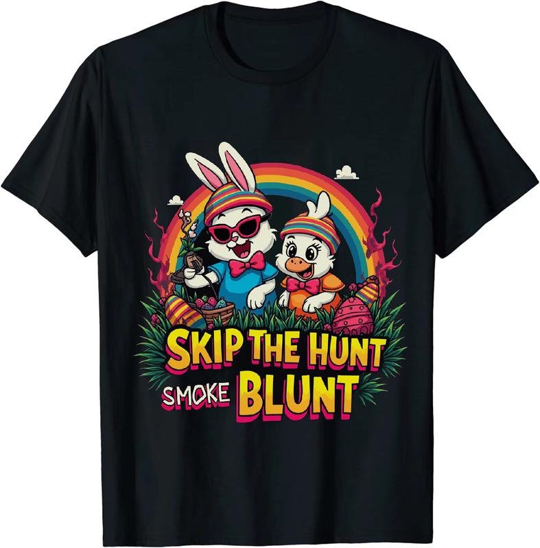 [100% Cotton] Gentry Style Easter 4 20 25 T - Shirt With Bunny Duck And Greenery Hoodie, Sweatshirt | HypeDripTees.com