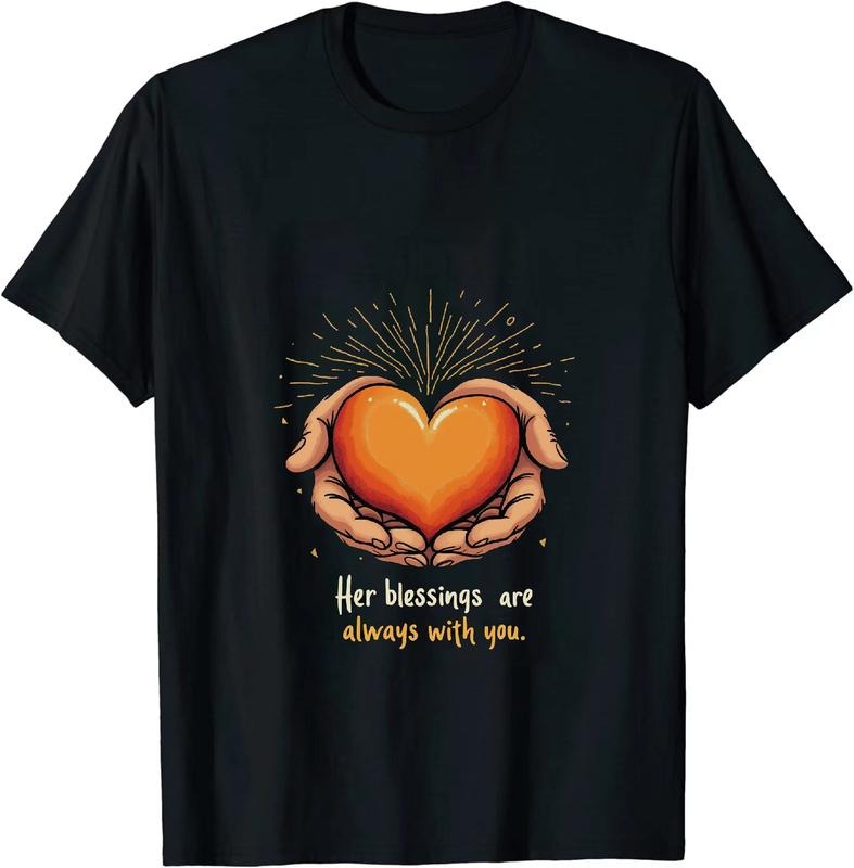 [100% Cotton] Glowing Heart Hands Blessings Love Positive Vibes T-Shirt Hoodie, Sweatshirt | HypeDripTees.com