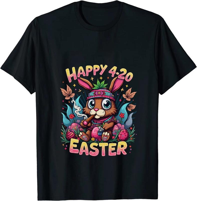 [100% Cotton] Graceful Happy 4 - 20 Easter T - Shirt With Bunny And Festive Details Hoodie, Sweatshirt | HypeDripTees.com