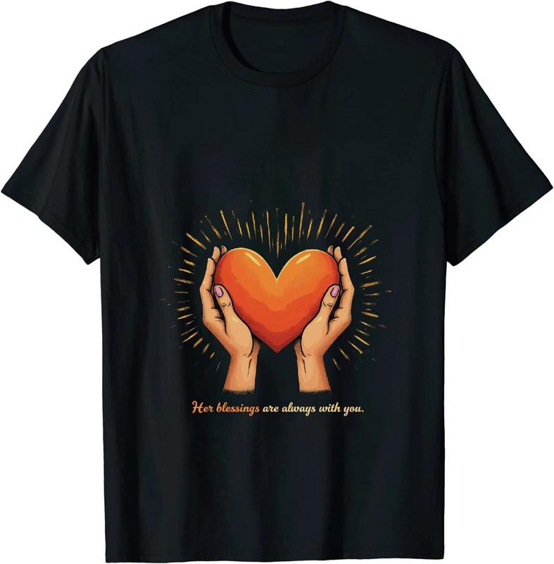 [100% Cotton] Hands Holding Heart With Blessings T-Shirt Hoodie, Sweatshirt | HypeDripTees.com