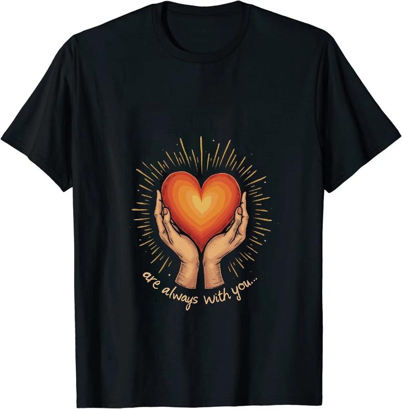 [100% Cotton] Heart In Hands Love And Warmth Radiant Energy T-Shirt Hoodie, Sweatshirt | HypeDripTees.com