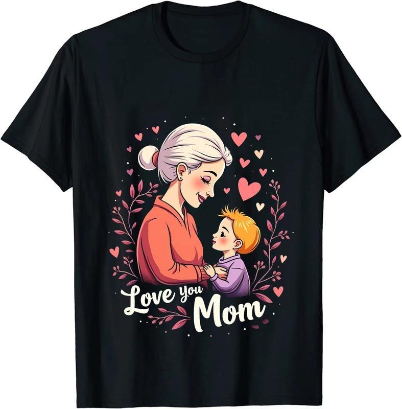 [100% Cotton] Heartwarming Grandma And Child Love You Mom T-Shirt Design Hoodie, Sweatshirt | HypeDripTees.com