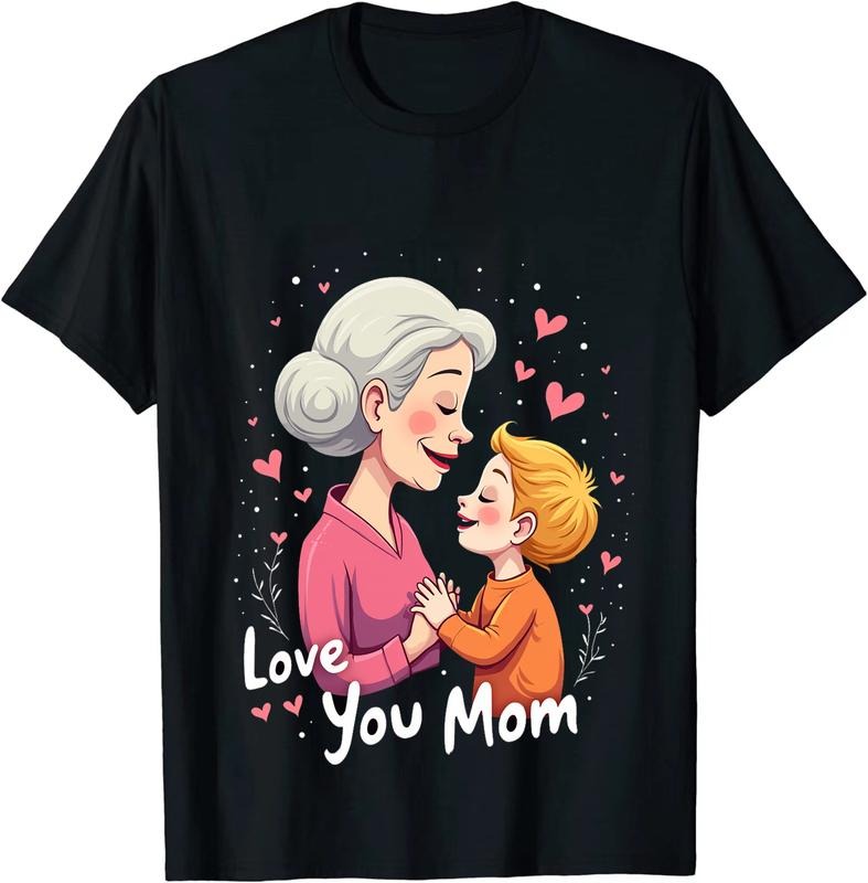 [100% Cotton] Heartwarming Grandma And Grandson Love You Mom T-Shirt Design Hoodie, Sweatshirt | HypeDripTees.com