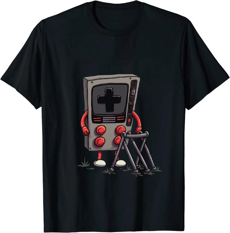 [100% Cotton] Hip Gaming Character With Mobility Aid T - Shirt Hoodie, Sweatshirt | HypeDripTees.com