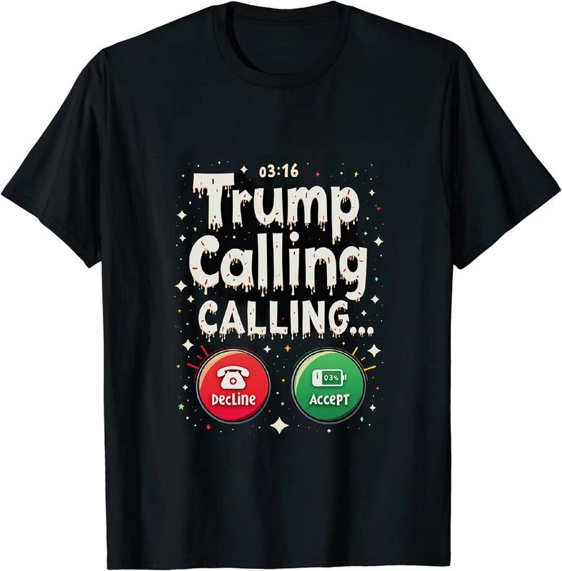 [100% Cotton] Humorous Trump Calling T - Shirt With Accept And Decline Buttons Hoodie, Sweatshirt | HypeDripTees.com
