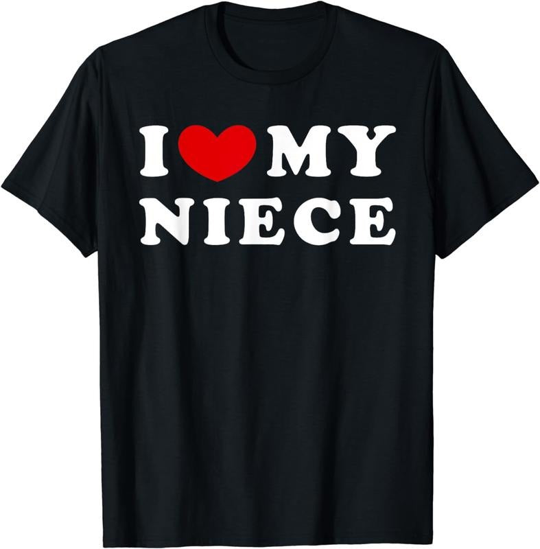 [100% Cotton] I Love My Nice Heart Print Cool Graphic T-Shirt For Casual Wear Hoodie, Sweatshirt | HypeDripTees.com