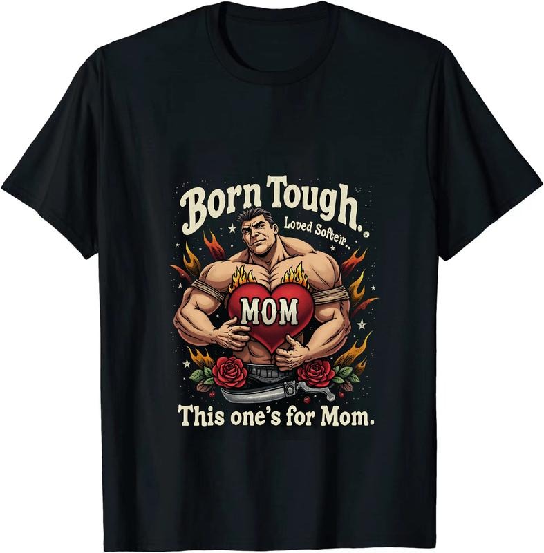 [100% Cotton] In - Trend T-Shirt Featuring Cartoon Man's Tattoo for Mom Hoodie, Sweatshirt | HypeDripTees.com