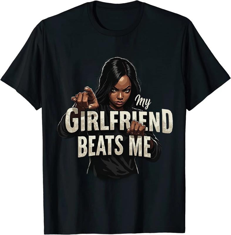 [100% Cotton] Jesting My Girlfriend Beats Me T Shirt Linked to Hot Photography News Hoodie, Sweatshirt | HypeDripTees.com