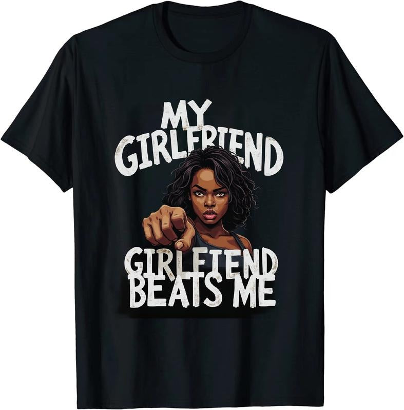 [100% Cotton] Jocular My Girlfriend Beats Me T Shirt Amid Art Hot News Hoodie, Sweatshirt | HypeDripTees.com