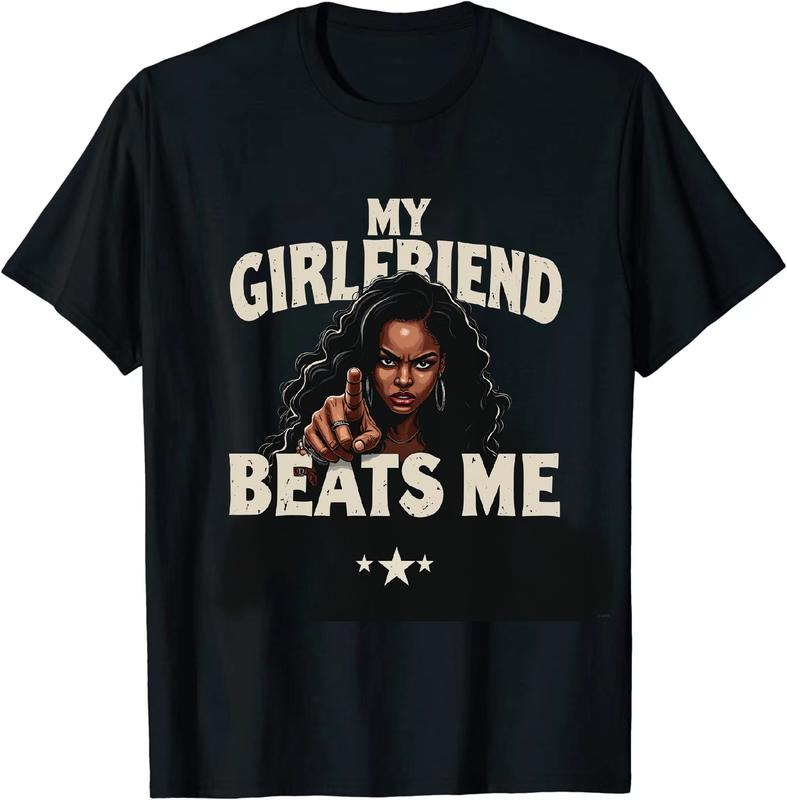 [100% Cotton] Jocular My Girlfriend Beats Me T Shirt Amid Business Hot News Hoodie, Sweatshirt | HypeDripTees.com