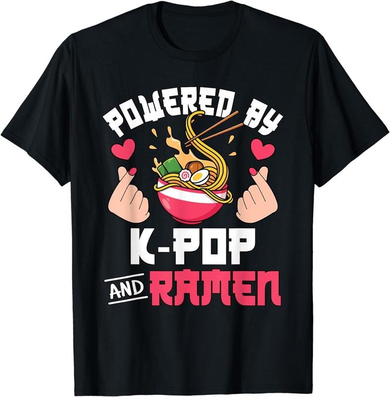 [100% Cotton] Kpop Ramen Lover Music Foodie Trendy Graphic T-Shirt Hoodie, Sweatshirt | HypeDripTees.com