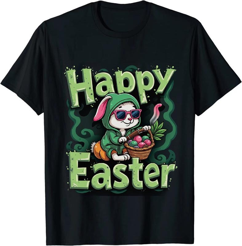 [100% Cotton] Lit AF Easter Bunny 420 T - Shirt With Swag Hoodie, Sweatshirt | HypeDripTees.com