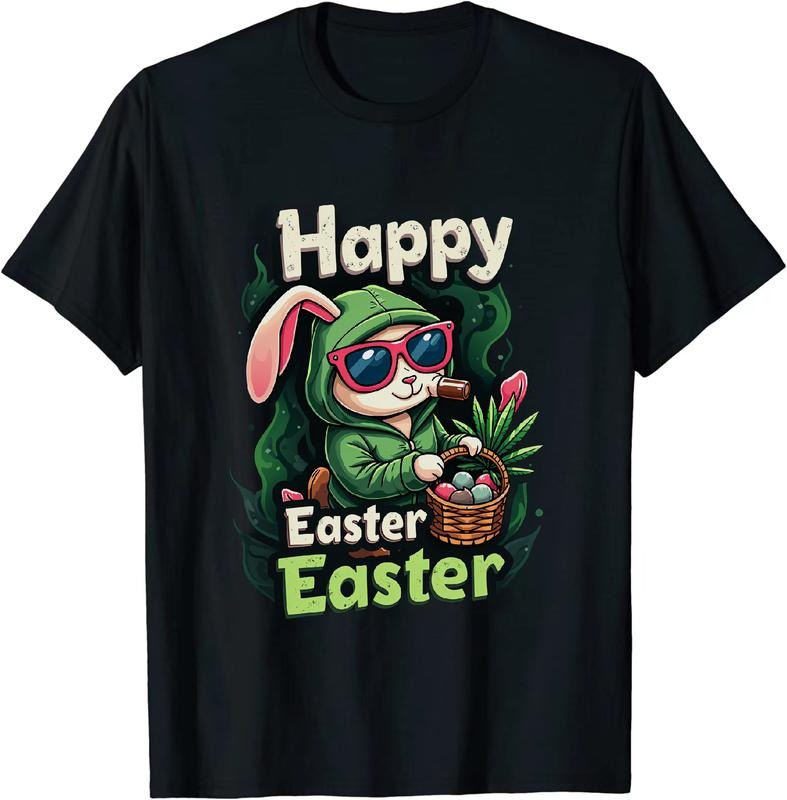 [100% Cotton] Lit Amino Easter Bunny 420 T - Shirt Bunny Style Hoodie, Sweatshirt | HypeDripTees.com