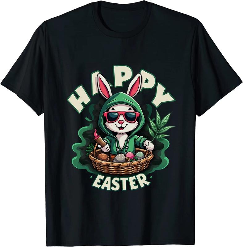 [100% Cotton] Lit As Fk Easter Bunny 420 T - Shirt Bunny Glow Hoodie, Sweatshirt | HypeDripTees.com