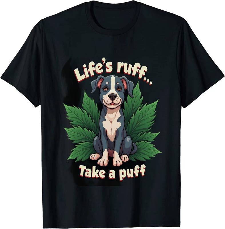 [100% Cotton] Lit Life's Puff Take a Puff T - Shirt with Playful Message Hoodie, Sweatshirt | HypeDripTees.com
