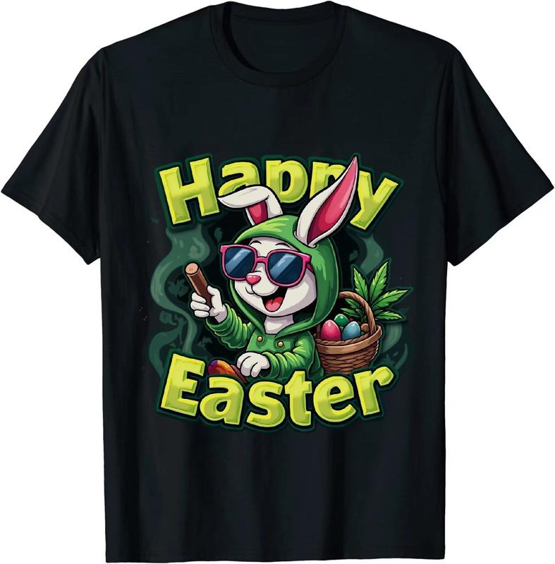 [100% Cotton] Lit Max Easter Bunny 420 T - Shirt Bunny Style Hoodie, Sweatshirt | HypeDripTees.com