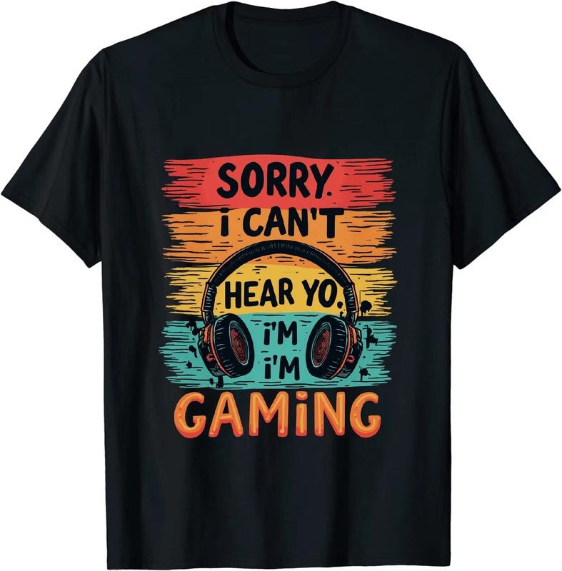 [100% Cotton] Lively Gamer T - Shirt Sorry I Can't Heou I'm Gaming for Casual Gamers Hoodie, Sweatshirt | HypeDripTees.com