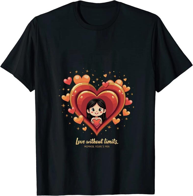 [100% Cotton] Love Without Limits Heart Graphic Colorful Design T-Shirt Hoodie, Sweatshirt | HypeDripTees.com