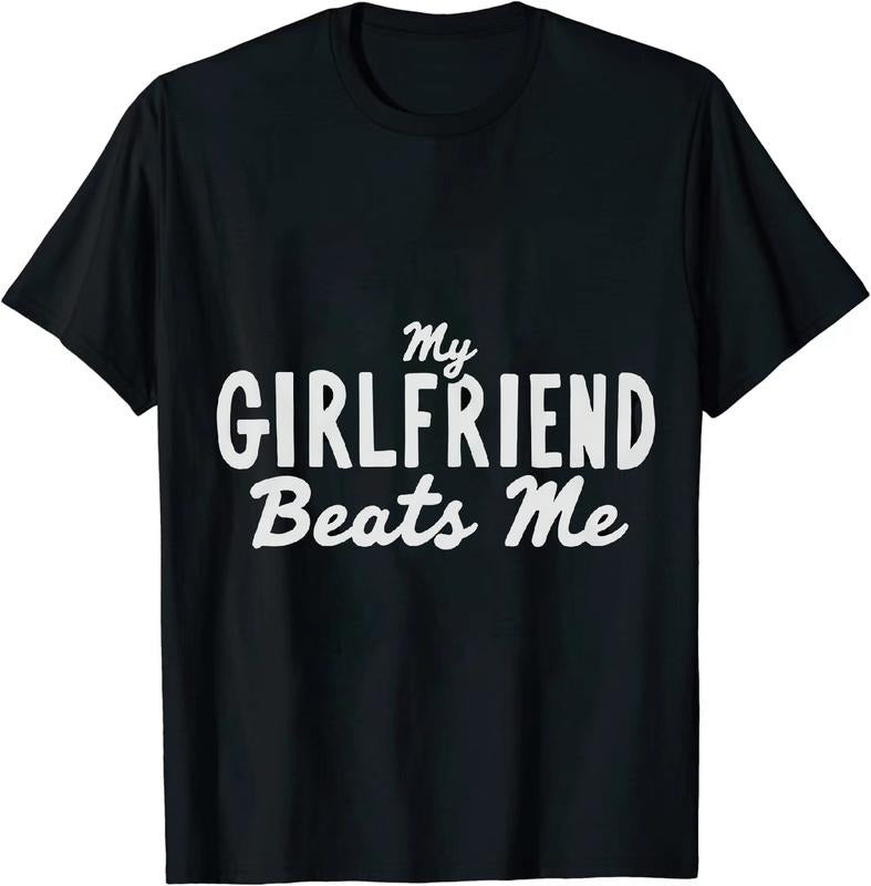 [100% Cotton] Merrily Love T - Shirt My Girlfriend Beats Me for Modern - Love Trends Hoodie, Sweatshirt | HypeDripTees.com