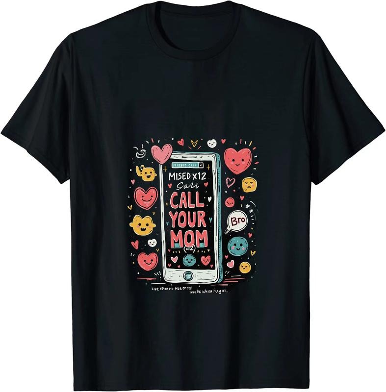 [100% Cotton] Missed Mom Calls Alert T-Shirt with Emojis Hoodie, Sweatshirt | HypeDripTees.com