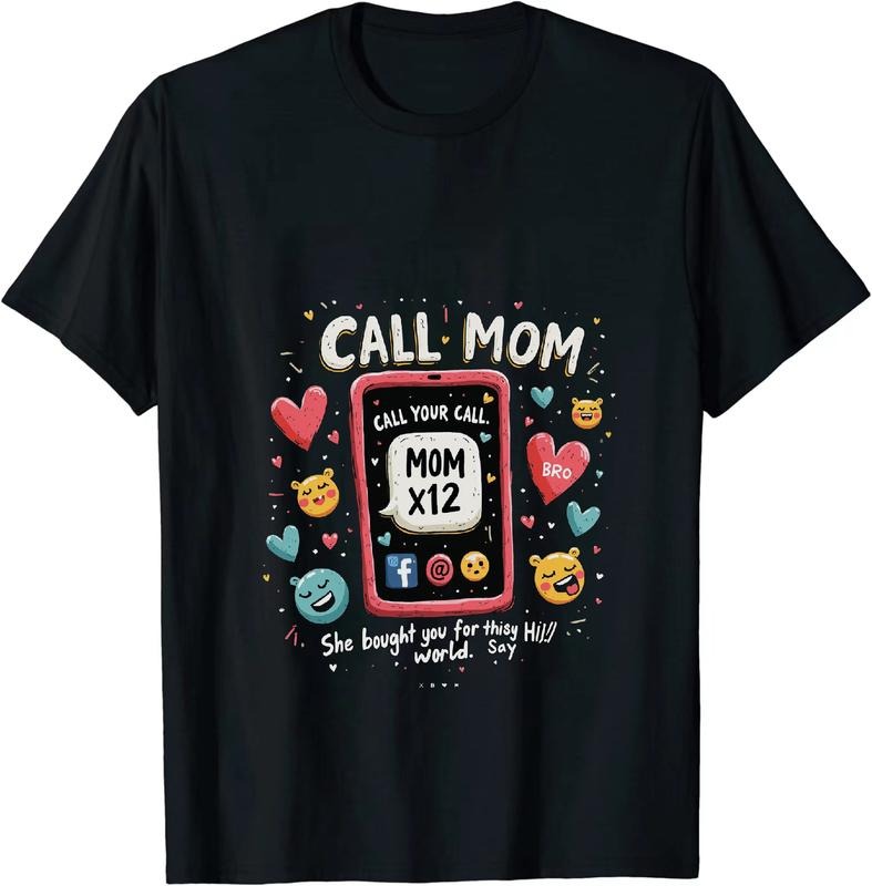 [100% Cotton] Mom Call Reminder Social Media Style T-Shirt Hoodie, Sweatshirt | HypeDripTees.com