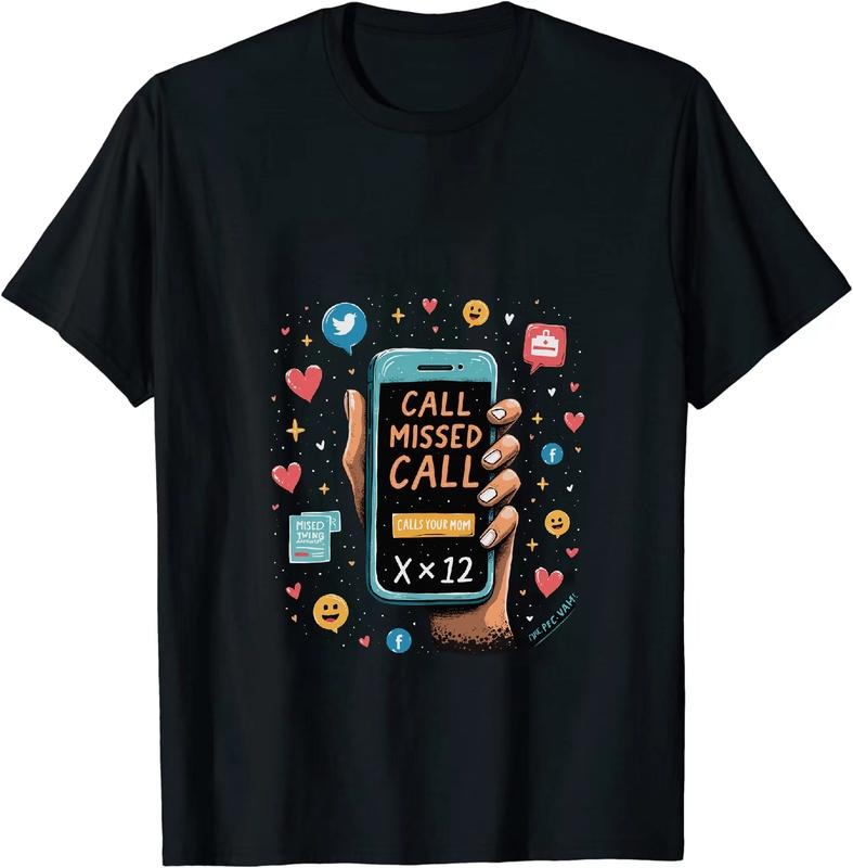 [100% Cotton] Mom Call Reminder with Pop Emojis T-Shirt Hoodie, Sweatshirt | HypeDripTees.com