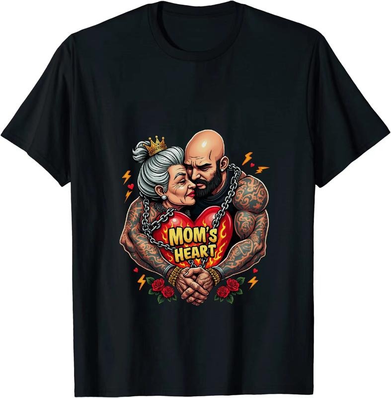 [100% Cotton] Mom Heart Crown Tattoo Couple Love Affection T-Shirt Design Hoodie, Sweatshirt | HypeDripTees.com