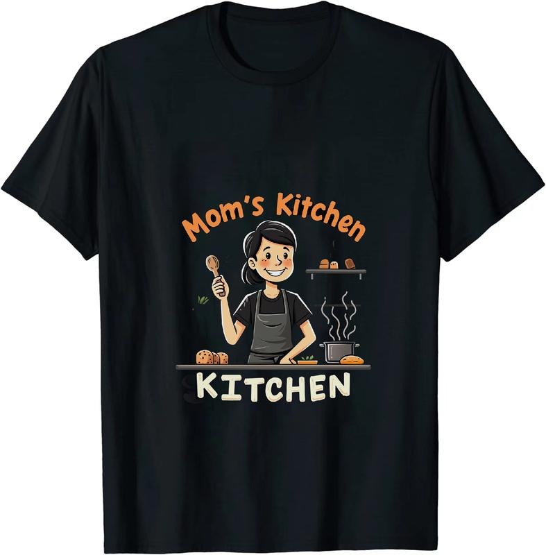 [100% Cotton] Moms Kitchen Cartoon Apron Cooking Fun T-Shirt Hoodie, Sweatshirt | HypeDripTees.com