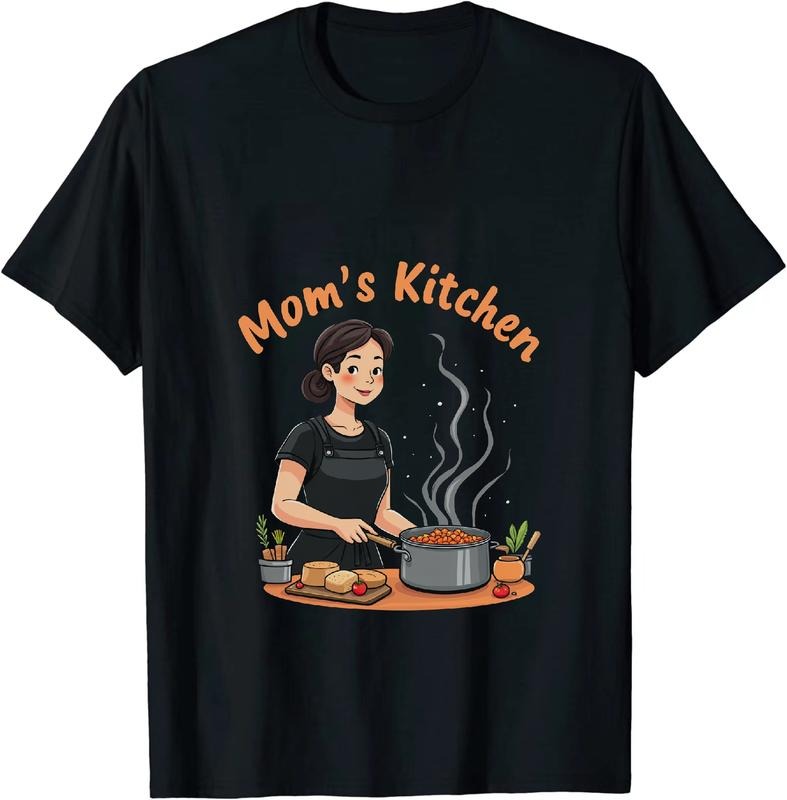 [100% Cotton] Moms Kitchen Cooking Cartoon Apron Food Lover T-Shirt Hoodie, Sweatshirt | HypeDripTees.com