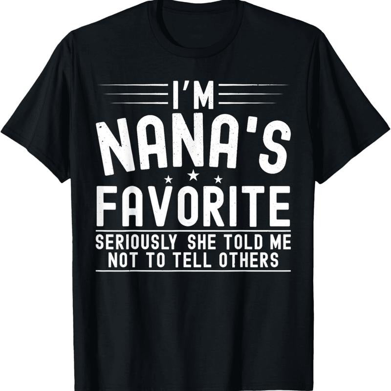 [100% Cotton] Nana Said Im Her Favorite Secret Keeper Family Love T-Shirt Hoodie, Sweatshirt | HypeDripTees.com