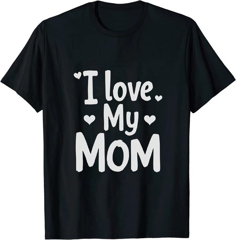 [100% Cotton] Nostalgic Mom - Love T - Shirt I Love My Mom for Mom - Inspired Fashion Hoodie, Sweatshirt | HypeDripTees.com