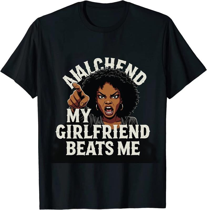 [100% Cotton] Playful My Girlfriend Beats Me T Shirt for All Amid Gardening Hot Trends Hoodie, Sweatshirt | HypeDripTees.com