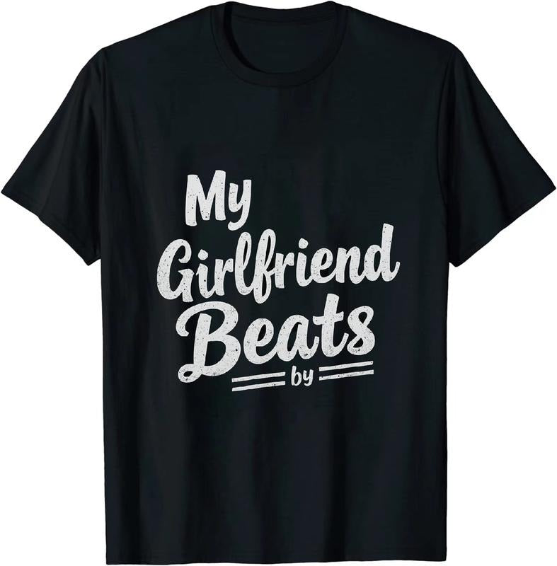 [100% Cotton] Playful My Girlfriend Beats Me T Shirt for All Hoodie, Sweatshirt | HypeDripTees.com