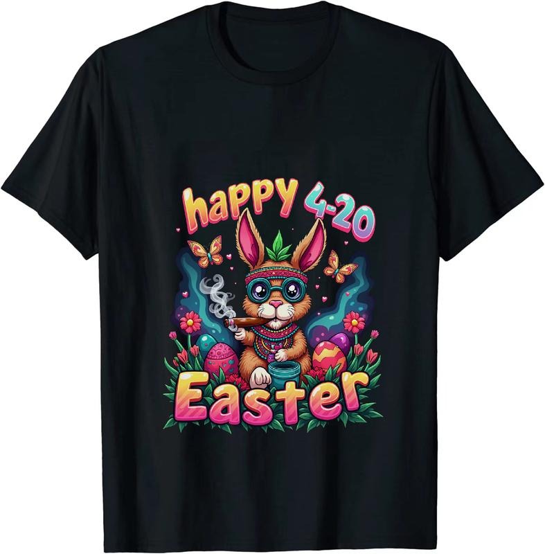 [100% Cotton] Princessly Happy 4 - 20 Easter Bunny T - Shirt With Holiday Vibes Hoodie, Sweatshirt | HypeDripTees.com