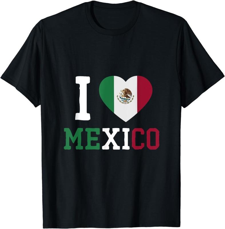 [100% Cotton] Proud Mexican Flag Heart Design Patriotic T-Shirt For Men And Women Hoodie, Sweatshirt | HypeDripTees.com